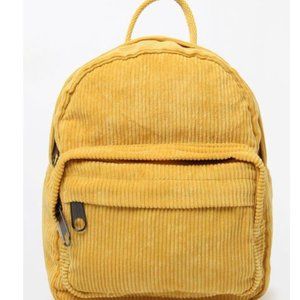 Yellow mini backpack